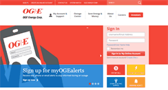 Desktop Screenshot of oge.com